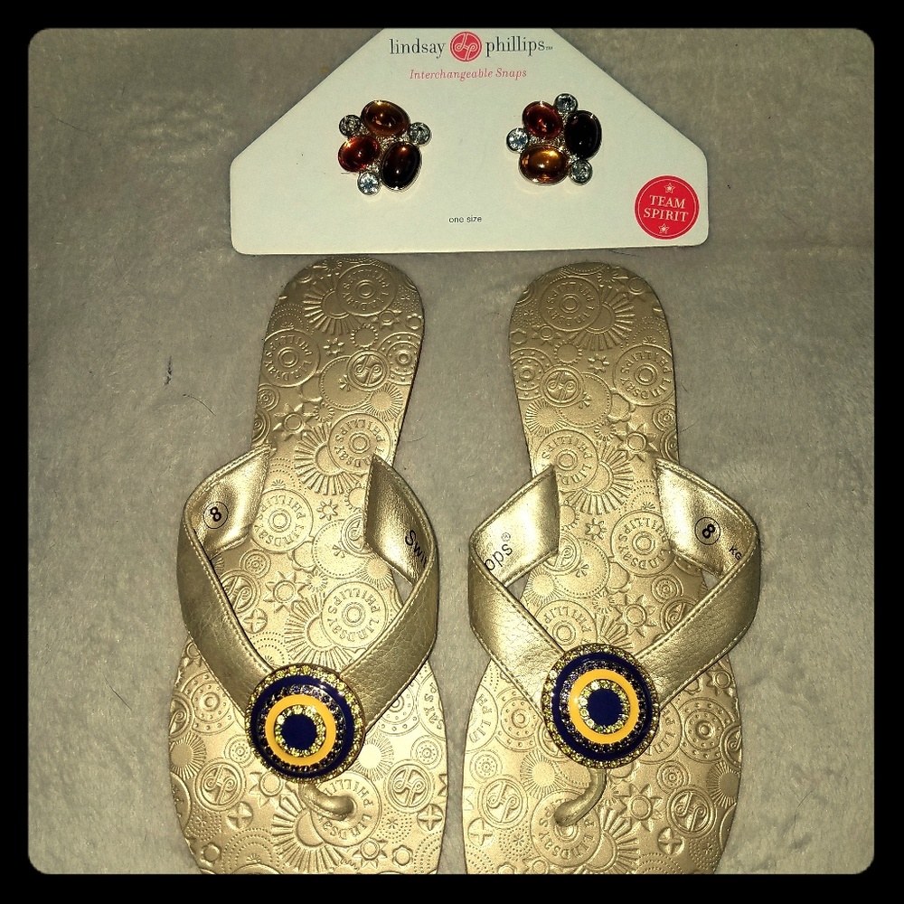 Lindsay Phillip's Switchflops | Champagne